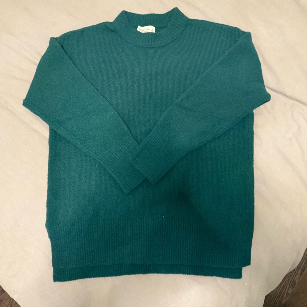 Abercrombie & Fitch Dark Green Sweater
